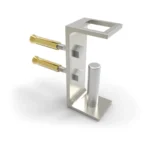 Hliníkové zábradlie - Bočné kotvenie hranatého stĺpika 40x40mm