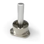 Hliníkové zábradlie - Príruba na upevnenie hranatého stĺpika 40x40mm do podlahy